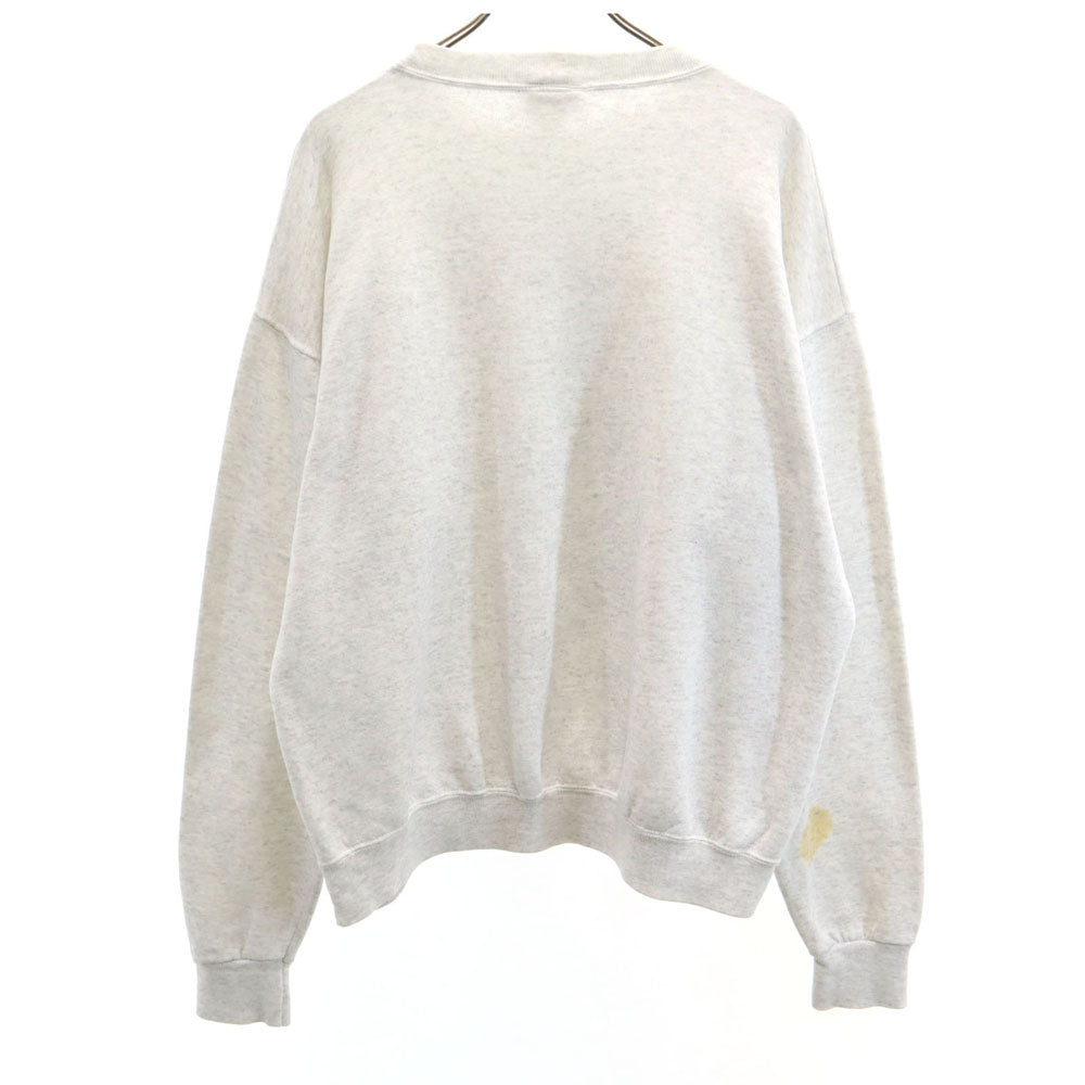 LOONEY TUNES ルーニーテューンズ 90s USA製 オールド ワーナーブラザーズ 長袖 スウェット トレーナー L ライトグレー メンズ