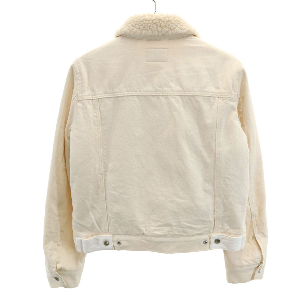 ピーエスポールスミス トラッカー ジャケット 40 アイボリー PS Paul Smith 裏ボア レディース