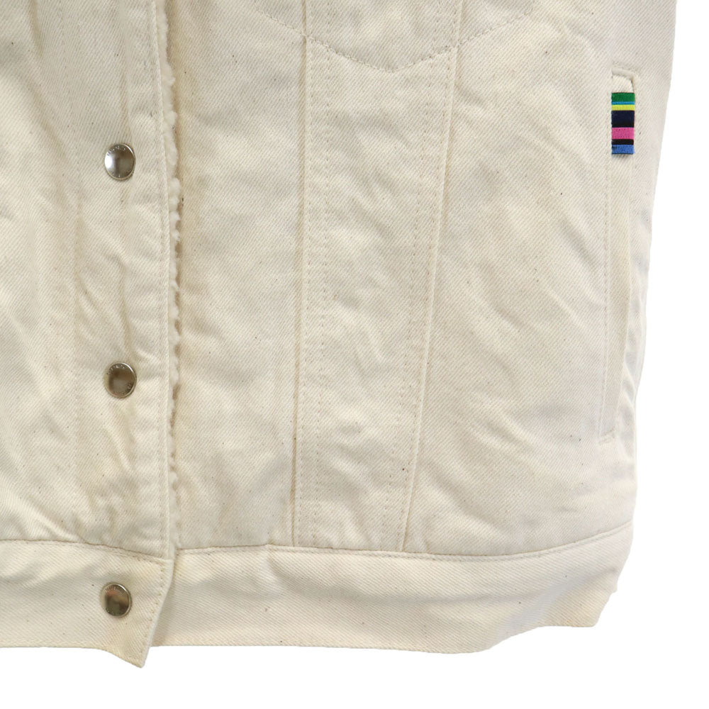 ピーエスポールスミス トラッカー ジャケット 40 アイボリー PS Paul Smith 裏ボア レディース