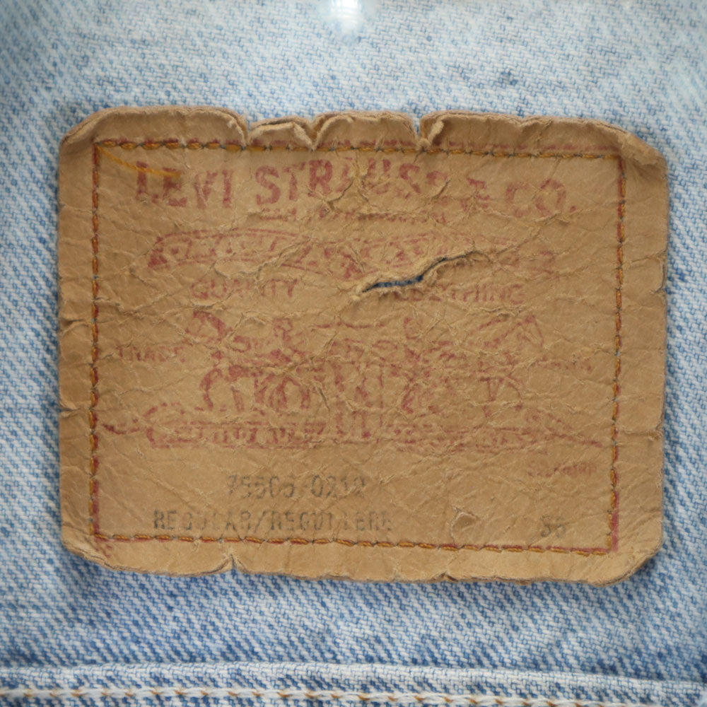 Levi's リーバイス 80s 90s カナダ製 オレンジタブ オールド デニムジャケット 36 ライトブルー メンズ
