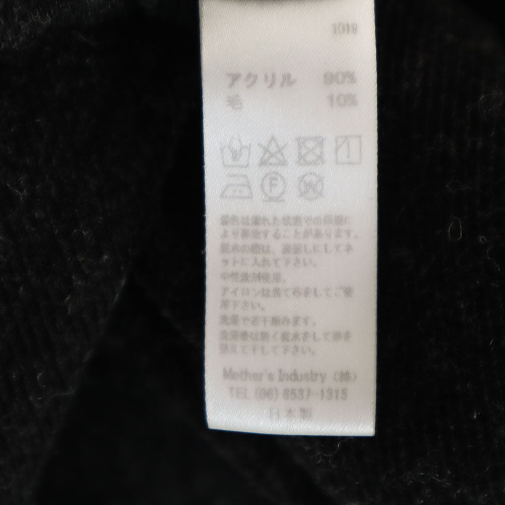 mizuiro ind ミズイロインド 長袖 ビックカラー Tシャツ グレー系 プルオーバー ロンT レディース