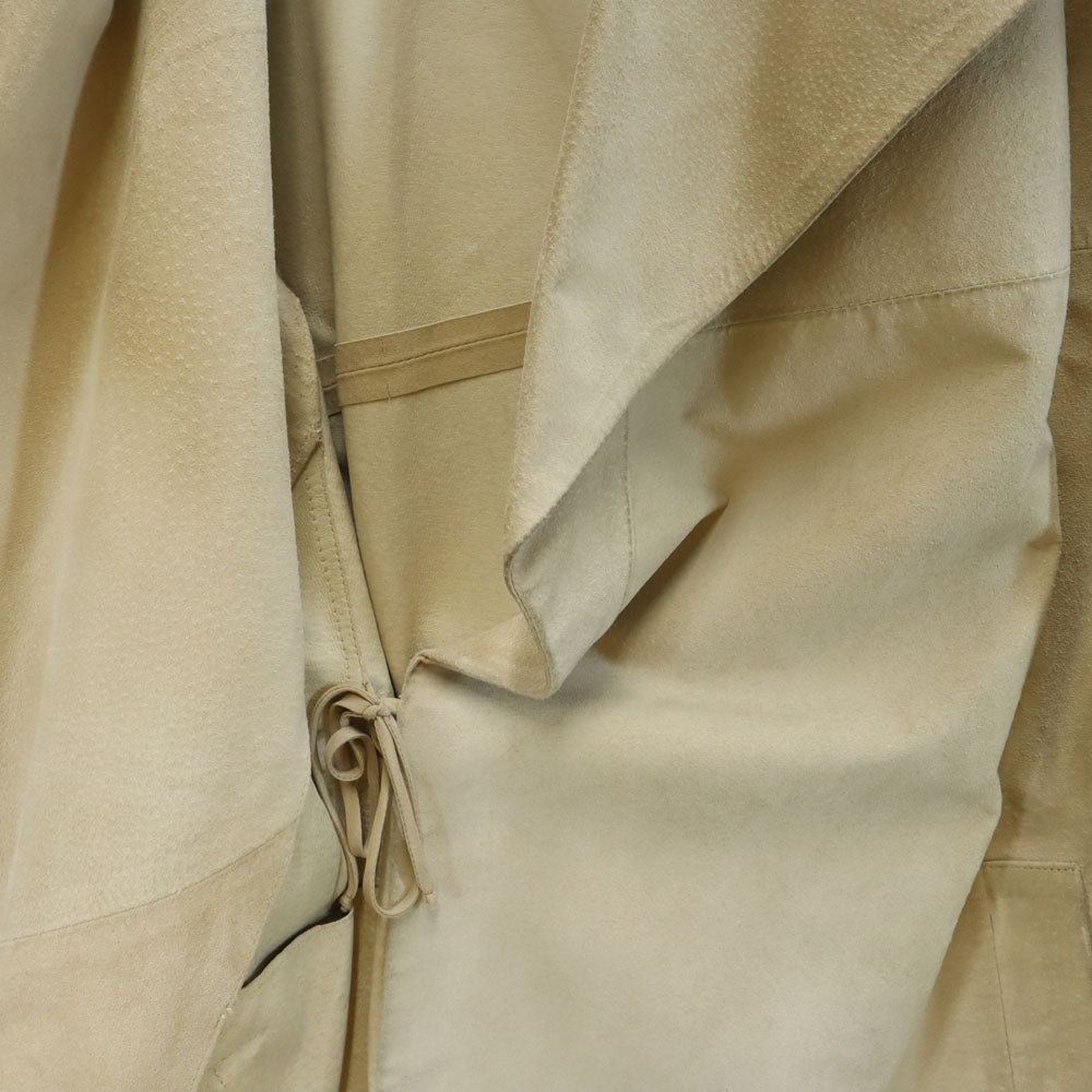 GUCCI グッチ イタリア製 レザージャケット 40 ベージュ レディース