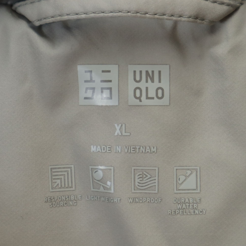 UNIQLO ユニクロ シームレス ダウンジャケット XL グレー メンズ