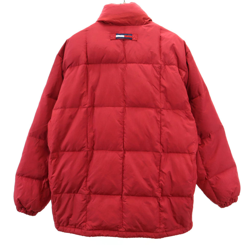TOMMY HILFIGER トミーヒルフィガー 90s オールド フラッグタグ ダウンジャケット S 赤系 メンズ