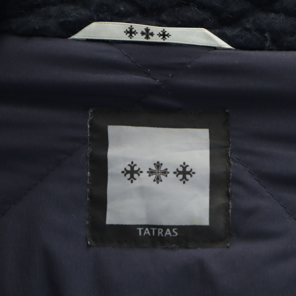 TATRAS タトラス ポーランド製 ウールブレンド ダウンジャケット 3 ネイビー レディース