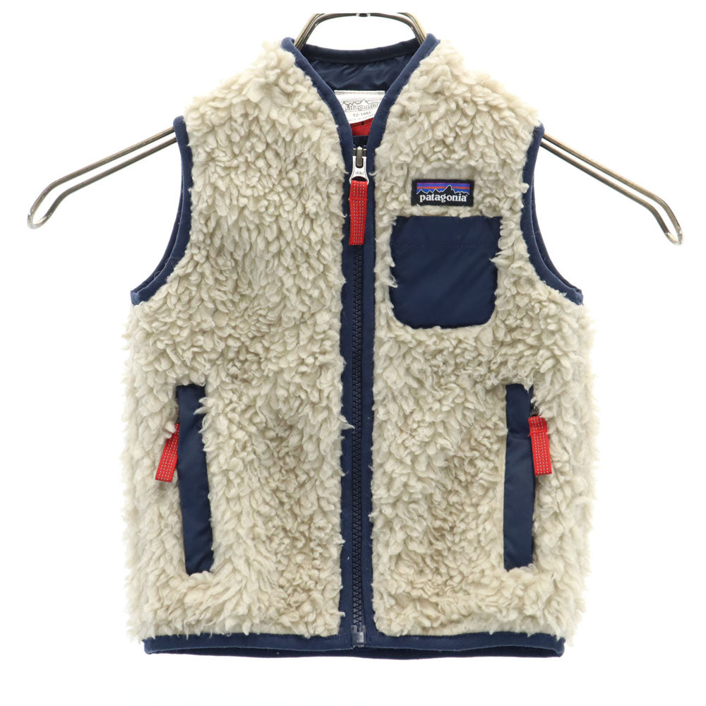 patagonia パタゴニア 61035 レトロX ボアジャケット 12-18M グレージュ アウトドア キッズ