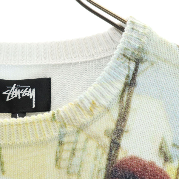 ステューシー 2022年 長袖 ピーター・トッシュ セーター L ライトブルー 他 STUSSY メンズ