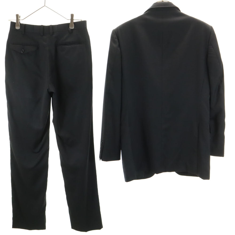 BURBERRY BLACK LABEL バーバリーブラックレーベル 三陽商会 日本製 ウール スーツ 上下 セットアップ 36R ブラック メンズ