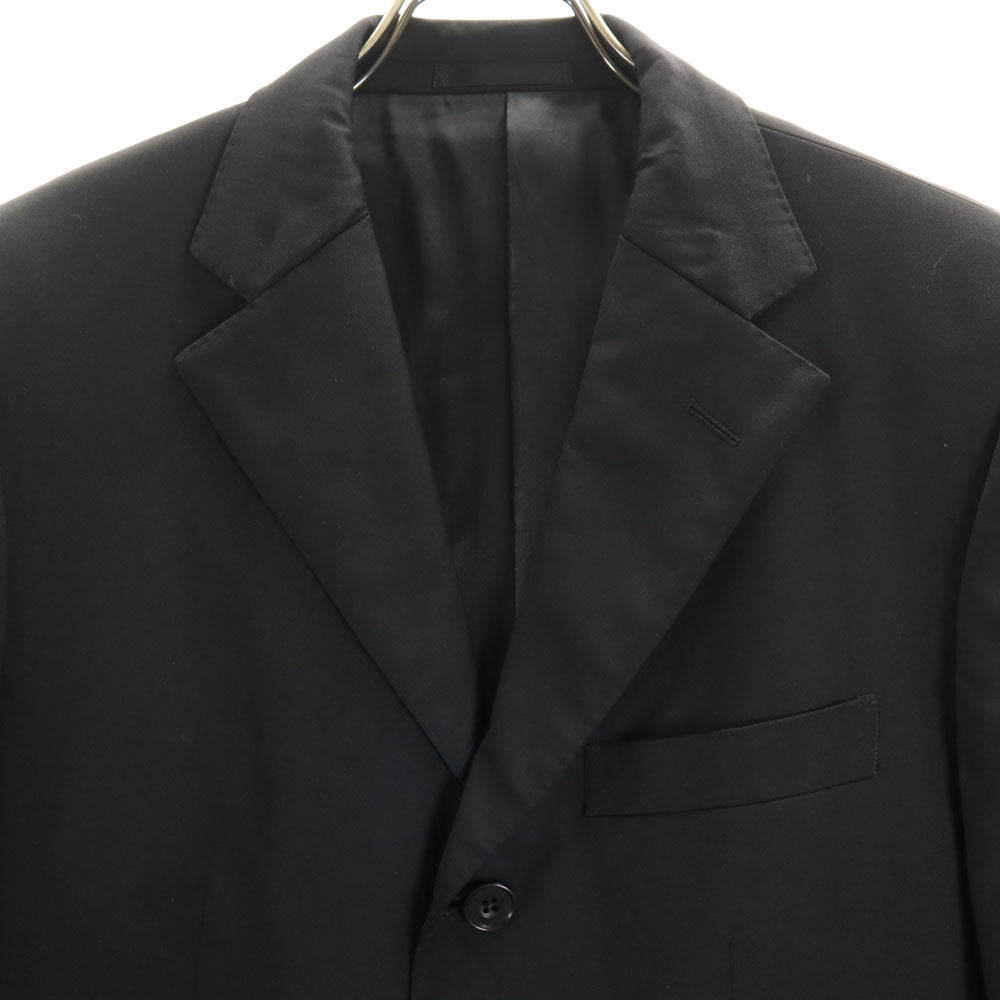 BURBERRY BLACK LABEL バーバリーブラックレーベル 三陽商会 日本製 ウール スーツ 上下 セットアップ 36R ブラック メンズ