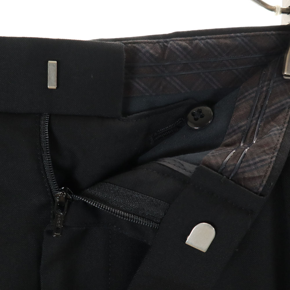 BURBERRY BLACK LABEL バーバリーブラックレーベル 三陽商会 日本製 ウール スーツ 上下 セットアップ 36R ブラック メンズ