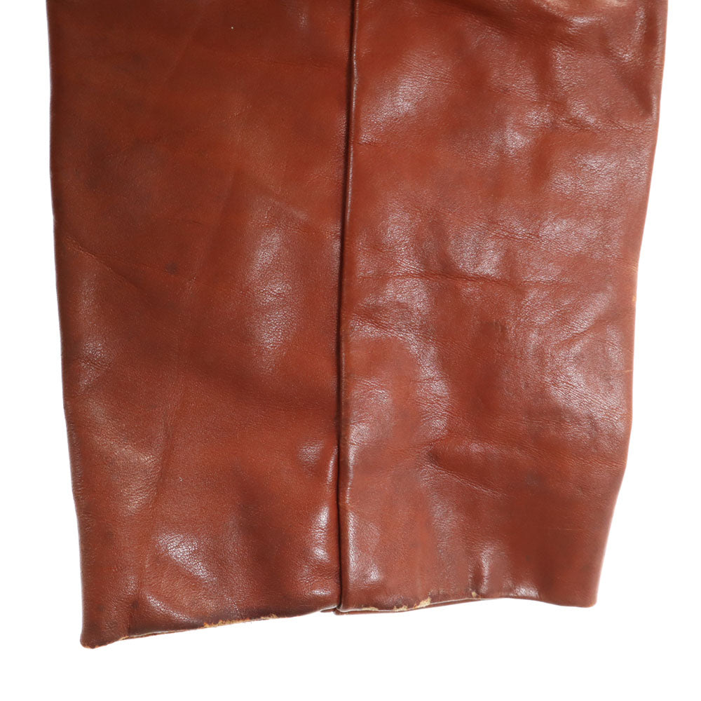 ヴィンテージ 70s レザージャケット 赤茶 VINTAGE メンズ
