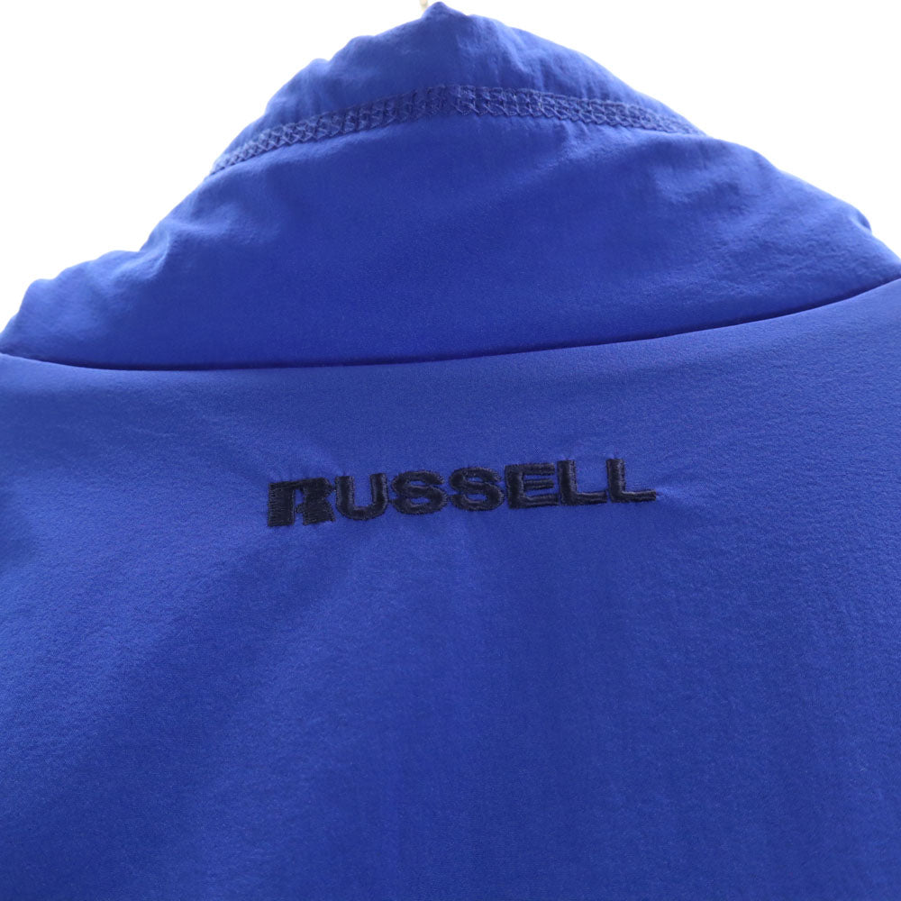 ラッセルアスレチック ×シップス リバーシブル フリースジャケット M ホワイト×ブルー RUSSELL ATHLETIC SHIPS メンズ