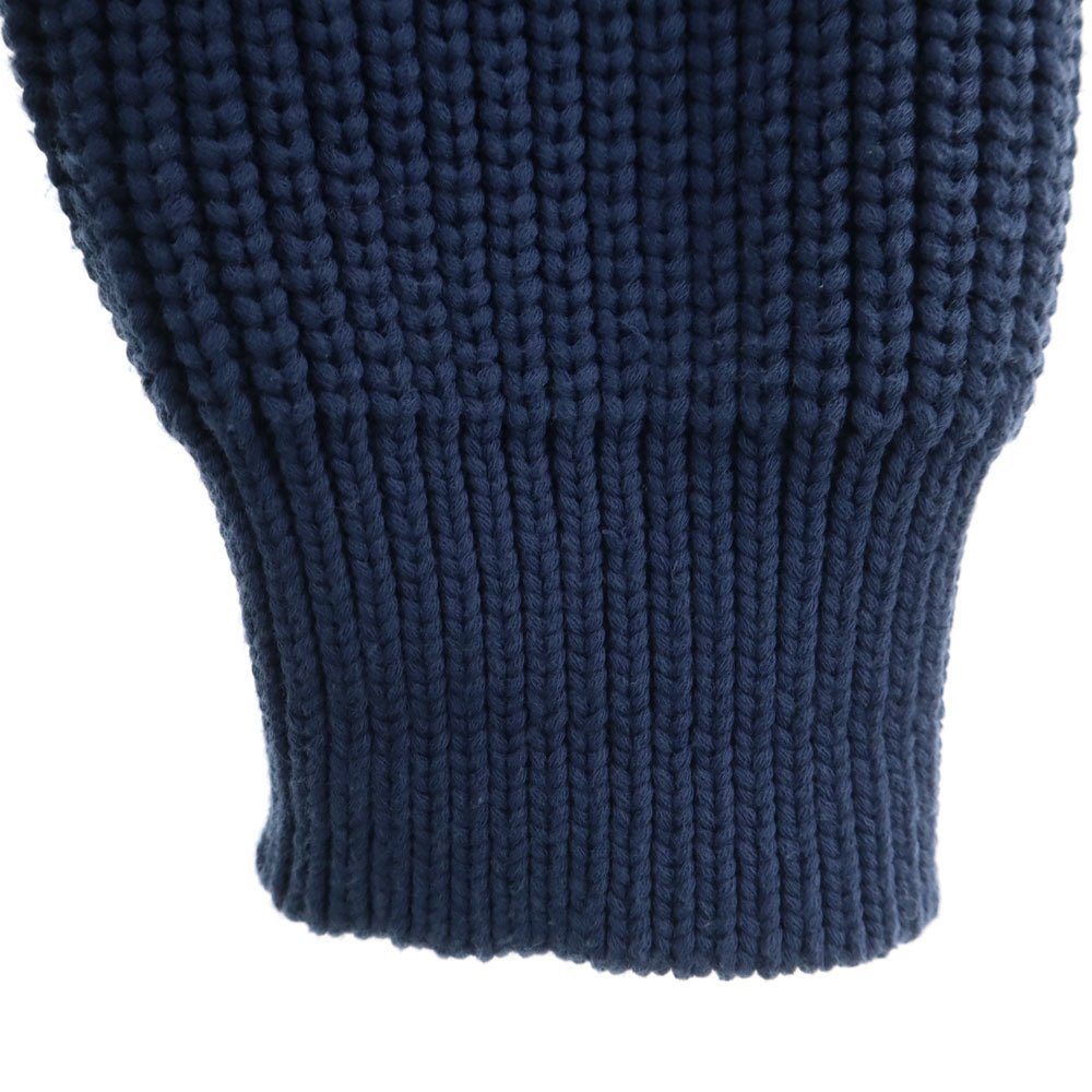 WEEKEND MaxMara ウィークエンドマックスマーラ 長袖 サイドリボン ニット L ネイビー コットンセーター レディース