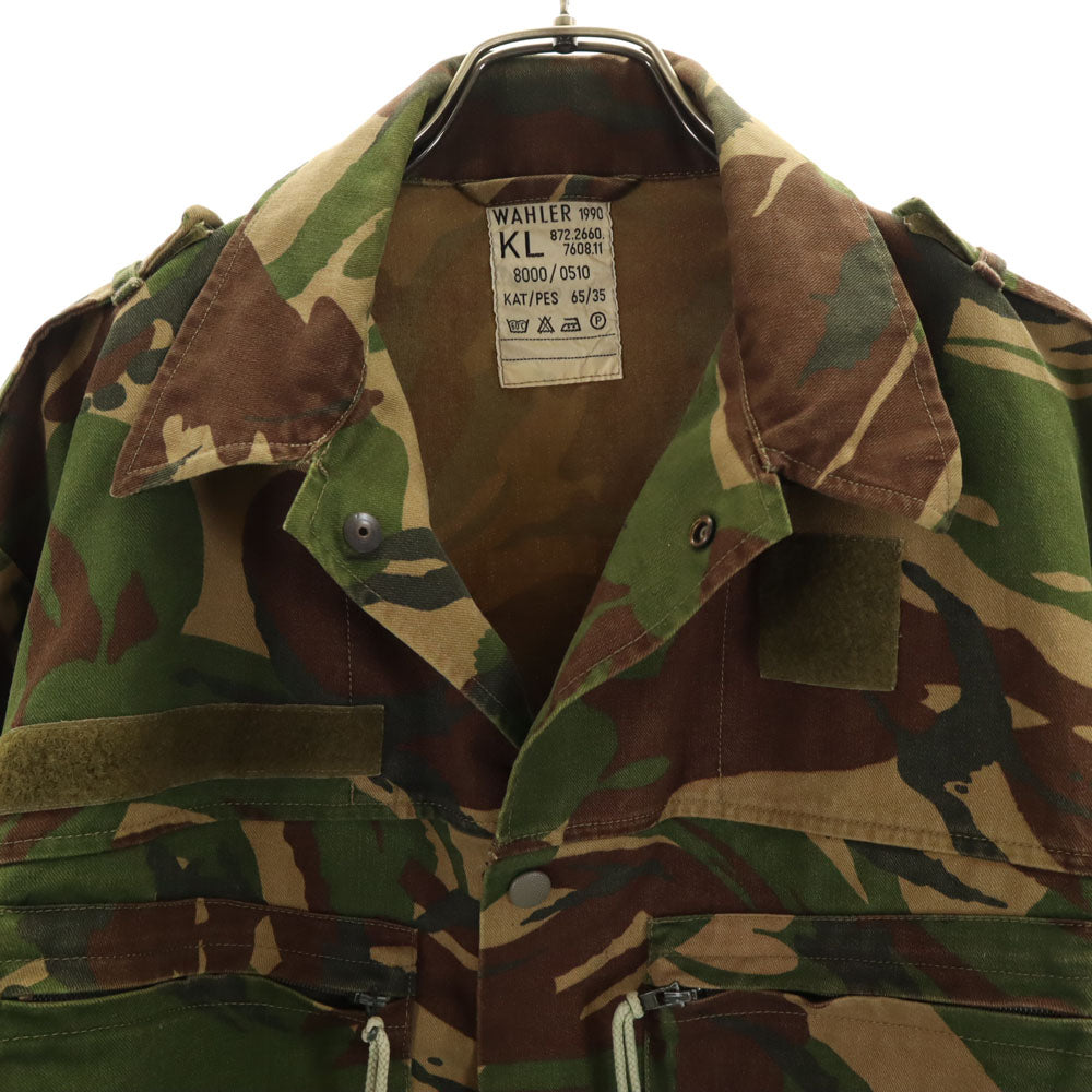 DUTCH ARMY オランダ軍 90s DPMカモ オールド 迷彩柄 フィールドジャケット 8000/0510 カーキ ユーロミリタリー メンズ