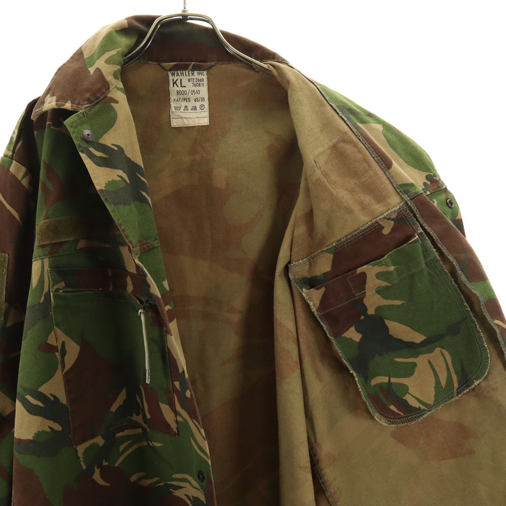 DUTCH ARMY オランダ軍 90s DPMカモ オールド 迷彩柄 フィールドジャケット 8000/0510 カーキ ユーロミリタリー メンズ