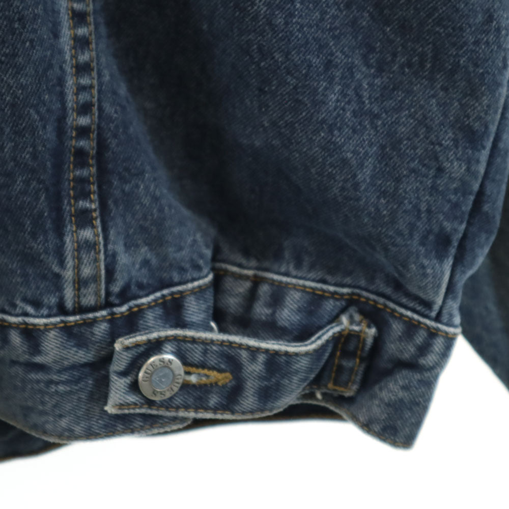 GUESS JEANS ゲスジーンズ 90s オールド カナダ製 デニムジャケット L ブルーグレージュ メンズ