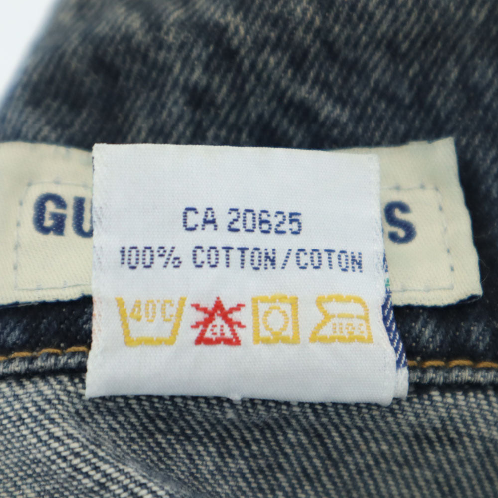 GUESS JEANS ゲスジーンズ 90s オールド カナダ製 デニムジャケット L ブルーグレージュ メンズ