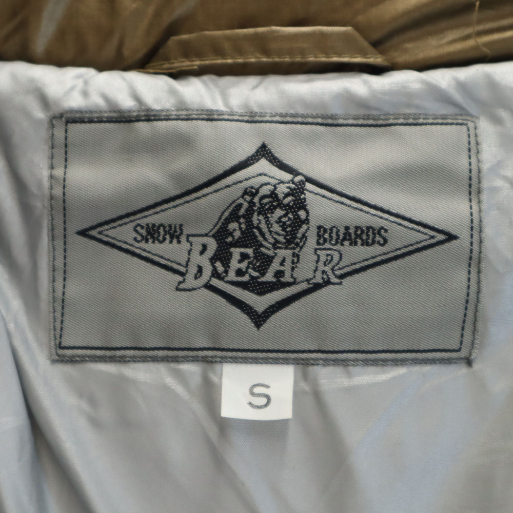 Bear ベアー ダウンジャケット S ゴールド メンズ