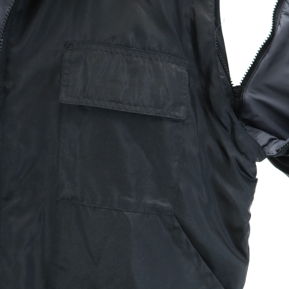 CK CALVIN KLEIN シーケーカルバンクライン 90s オールド 2WAY 中綿ジャケット XL ブラック メンズ