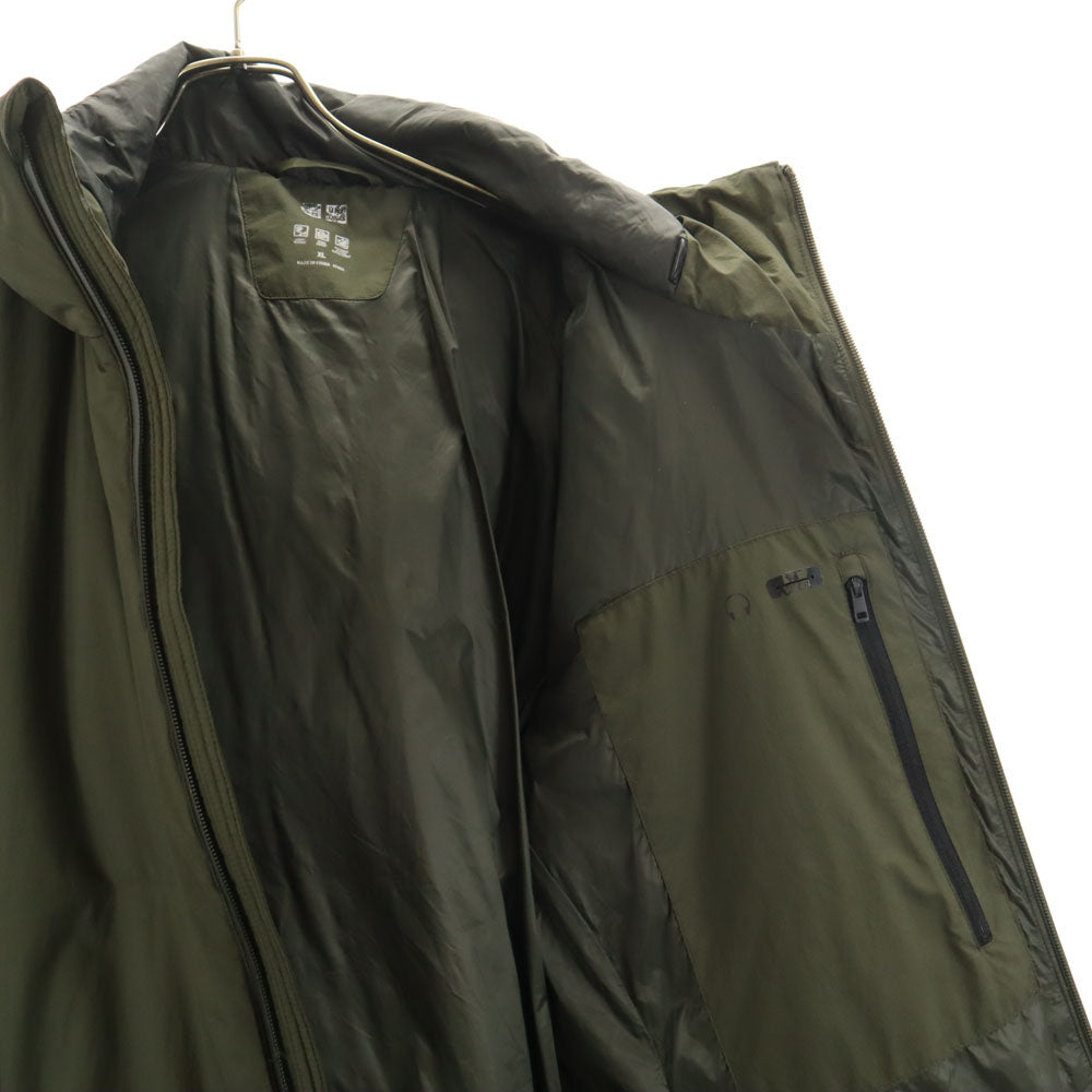 UNIQLO ユニクロ シームレス ダウンジャケット XL カーキ メンズ