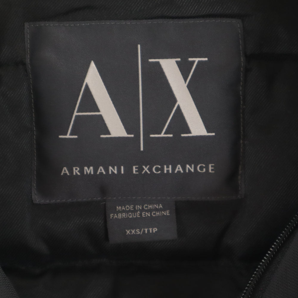 ARMANI EXCHANGE アルマーニエクスチェンジ ダウンジャケット XXS ブラック レディース