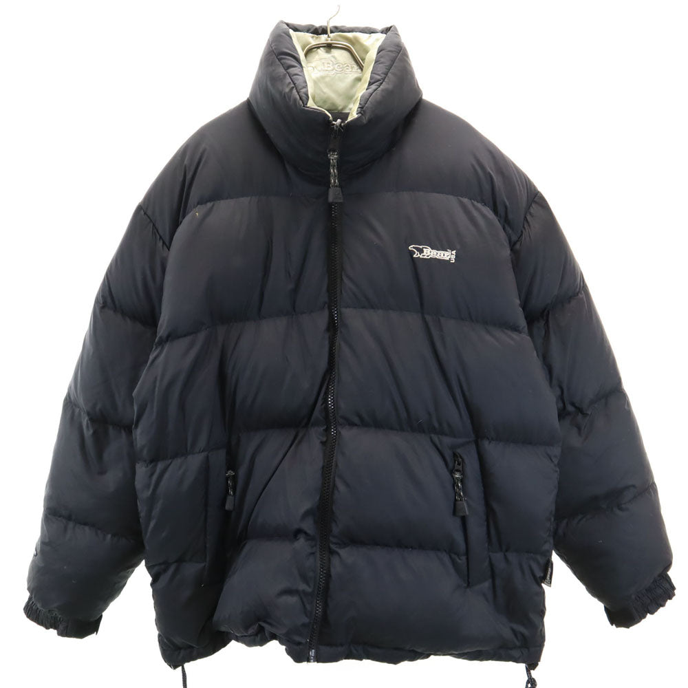 Bear ベアー 90s オールド リバーシブル ダウンジャケット L ブラック メンズ