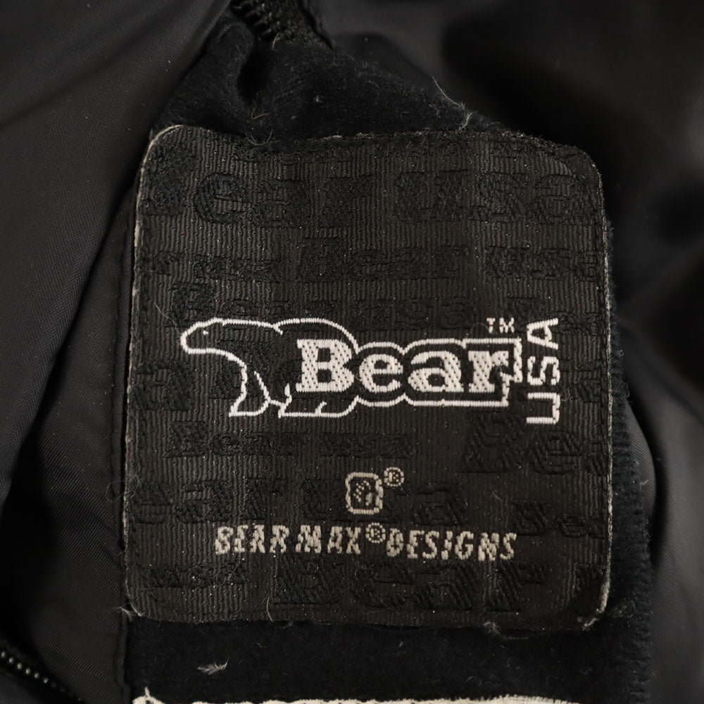 Bear ベアー 90s オールド リバーシブル ダウンジャケット L ブラック メンズ
