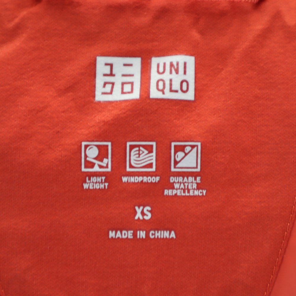 UNIQLO ユニクロ シームレス ダウンジャケット XS 朱色 メンズ