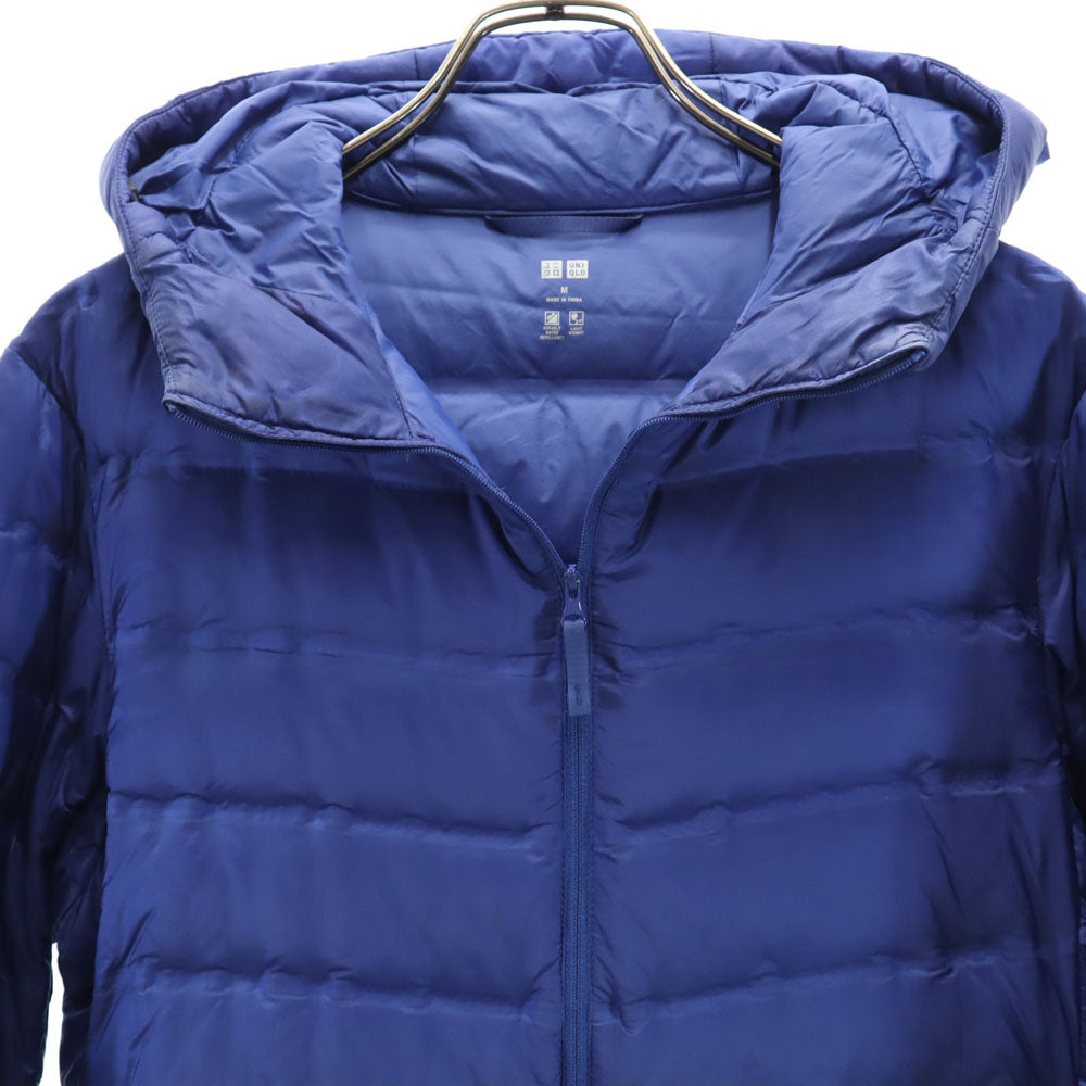 UNIQLO ユニクロ シームレス ダウンジャケット M 青紫 メンズ