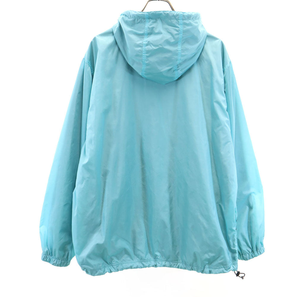 XLARGE エクストララージ バックプリント プルオーバー ナイロンジャケット L ライトブルー メンズ
