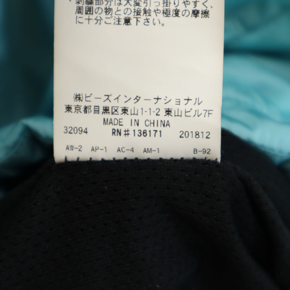 XLARGE エクストララージ バックプリント プルオーバー ナイロンジャケット L ライトブルー メンズ