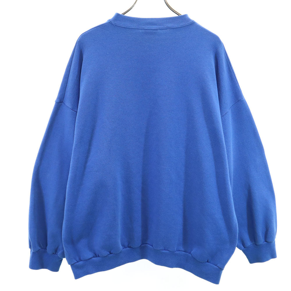 TULTEX タルテックス 90s オールド USA製 長袖 スウェット 2XL ブルー 裏起毛 トレーナー メンズ