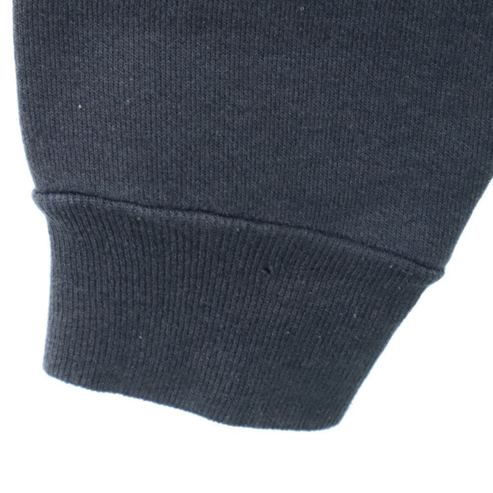 NUTMEG ナツメグ 90s オールド USA製 マイケルジョーダン 長袖 スウェット L ブラック 裏起毛 トレーナー メンズ