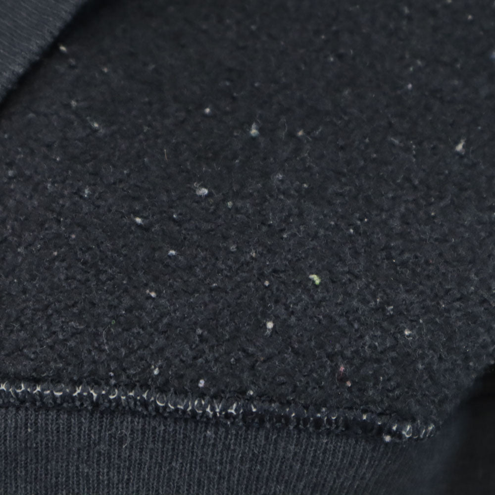 NUTMEG ナツメグ 90s オールド USA製 マイケルジョーダン 長袖 スウェット L ブラック 裏起毛 トレーナー メンズ