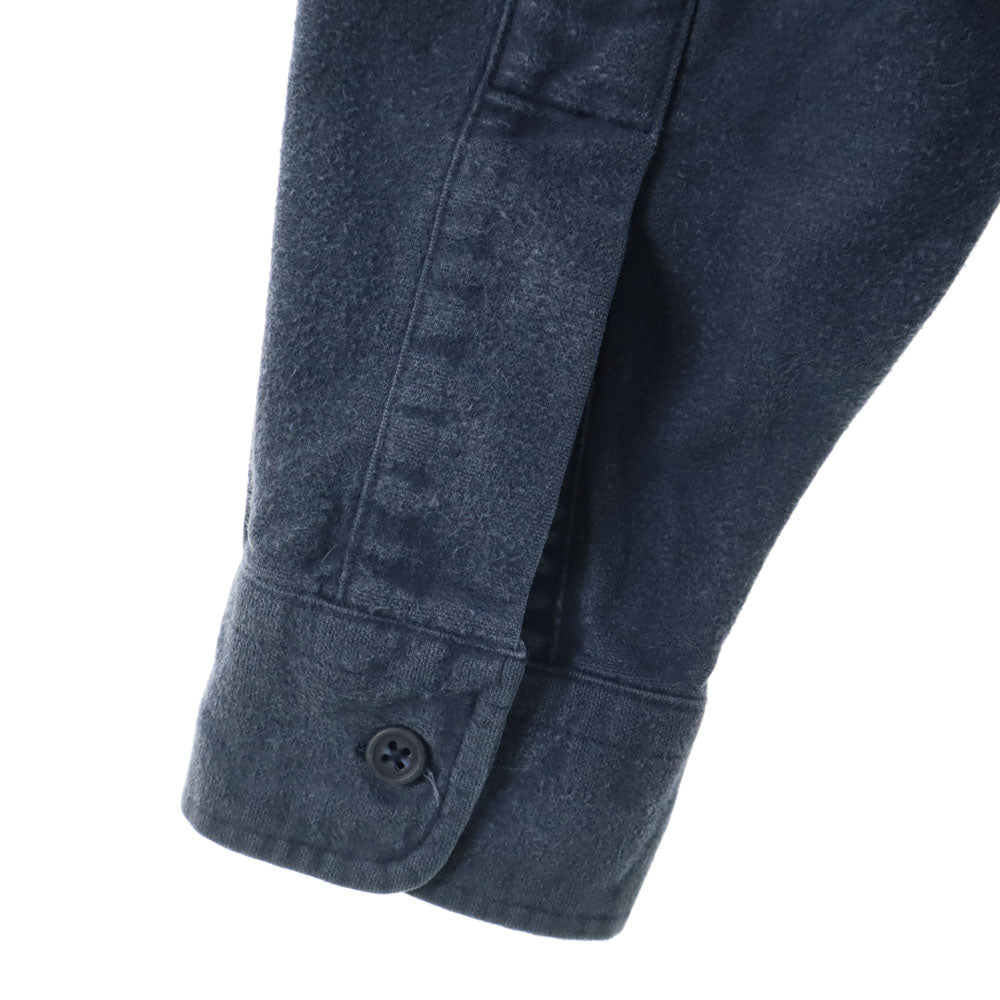 L.L.Bean エルエルビーン 80s ヴィンテージ USA製 シャモア 長袖 コットンシャツ L ブルー メンズ