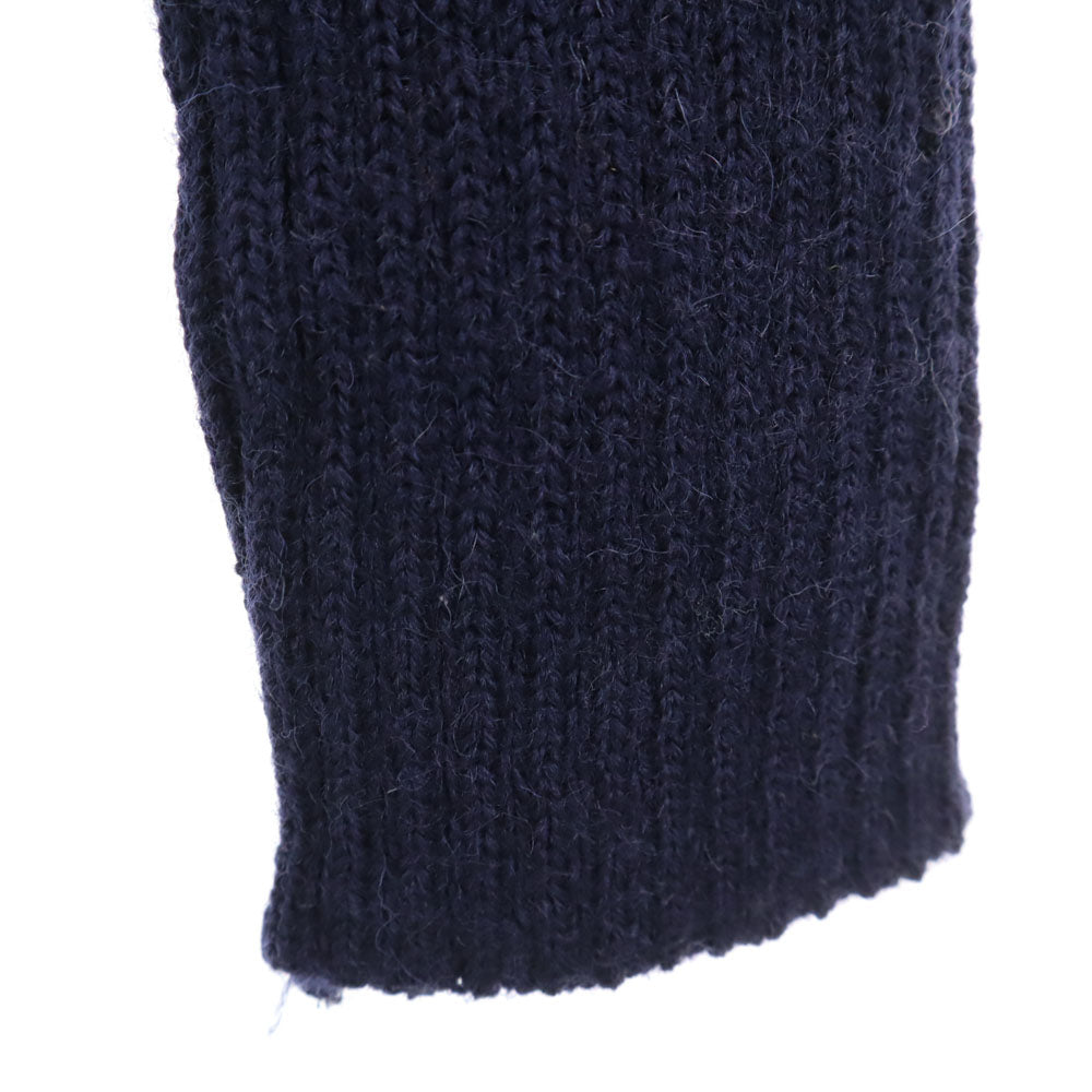 British Army イギリス軍 90s オールド イングランド製 ウールブレンド 長袖 コマンド セーター 4 ネイビー ニット インナー メンズ