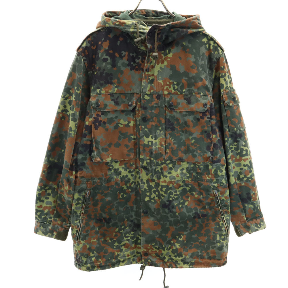 GERMAN MILITARY ドイツ軍 90s ユーロミリタリー フレクターカモ ミリタリージャケット カーキ フーディー メンズ