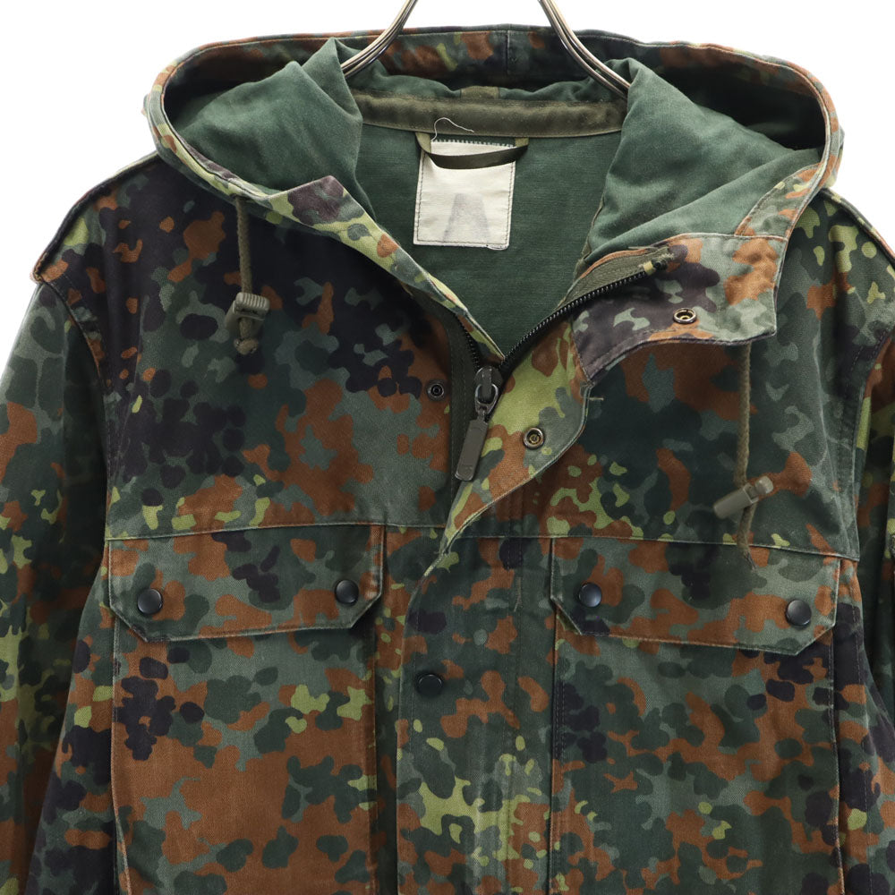 GERMAN MILITARY ドイツ軍 90s ユーロミリタリー フレクターカモ ミリタリージャケット カーキ フーディー メンズ