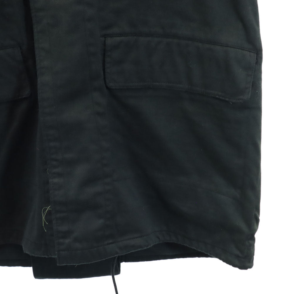 Belgium Army ベルギー軍 70s ヴィンテージ M-64 黒染め フーデッド フィールドジャケット 2F ブラック ユーロミリタリー メンズ