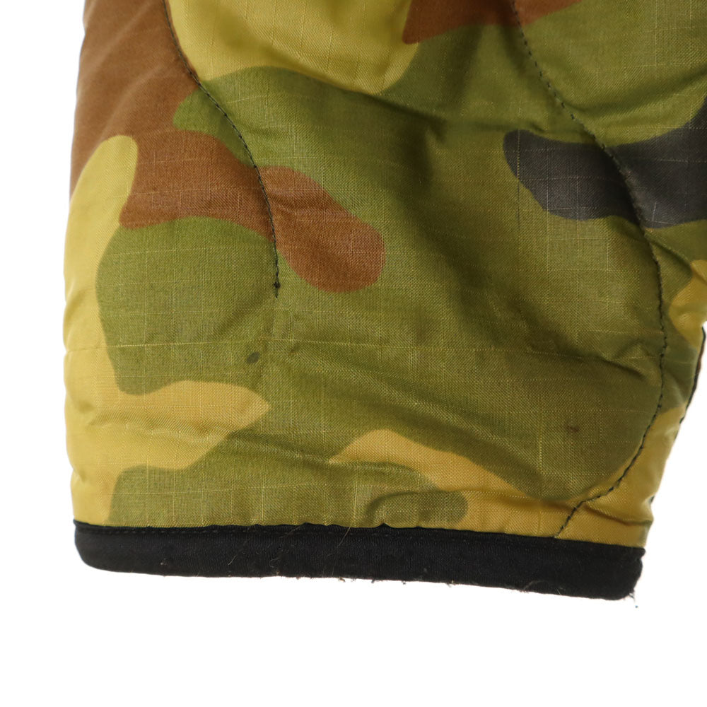 WILDTHINGS ワイルドシングス USA製 プリマロフト カモフラ柄 リバーシブル キルティングジャケット M ブラウン 他 中綿入り 迷彩 メンズ