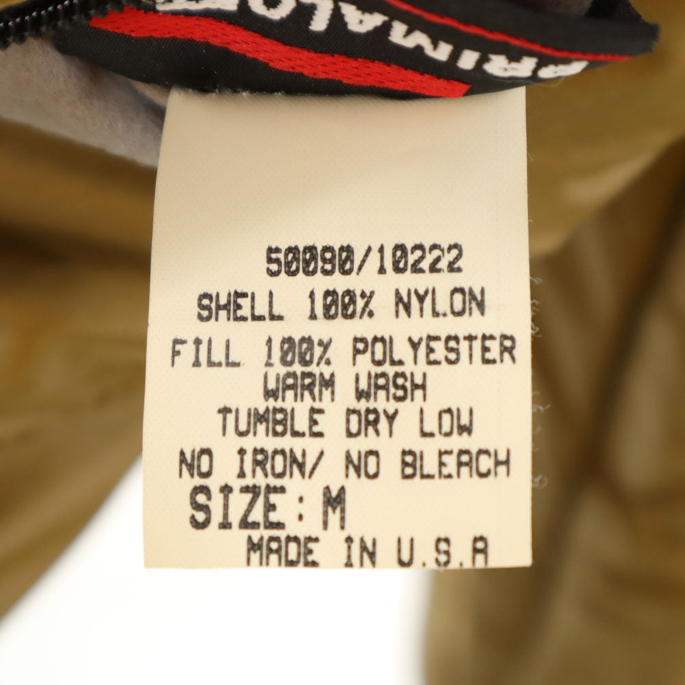 WILDTHINGS ワイルドシングス USA製 プリマロフト カモフラ柄 リバーシブル キルティングジャケット M ブラウン 他 中綿入り 迷彩 メンズ