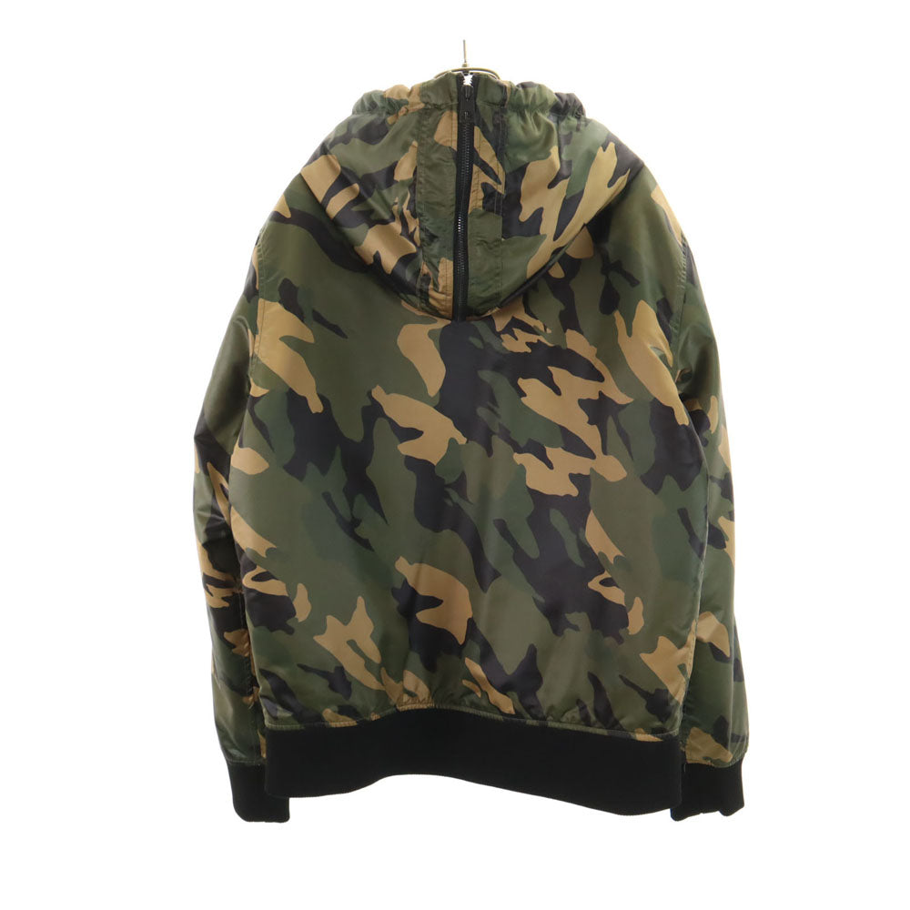 Guess ゲス カモフラ柄 中綿ジャケット S カーキ 他 迷彩 メンズ