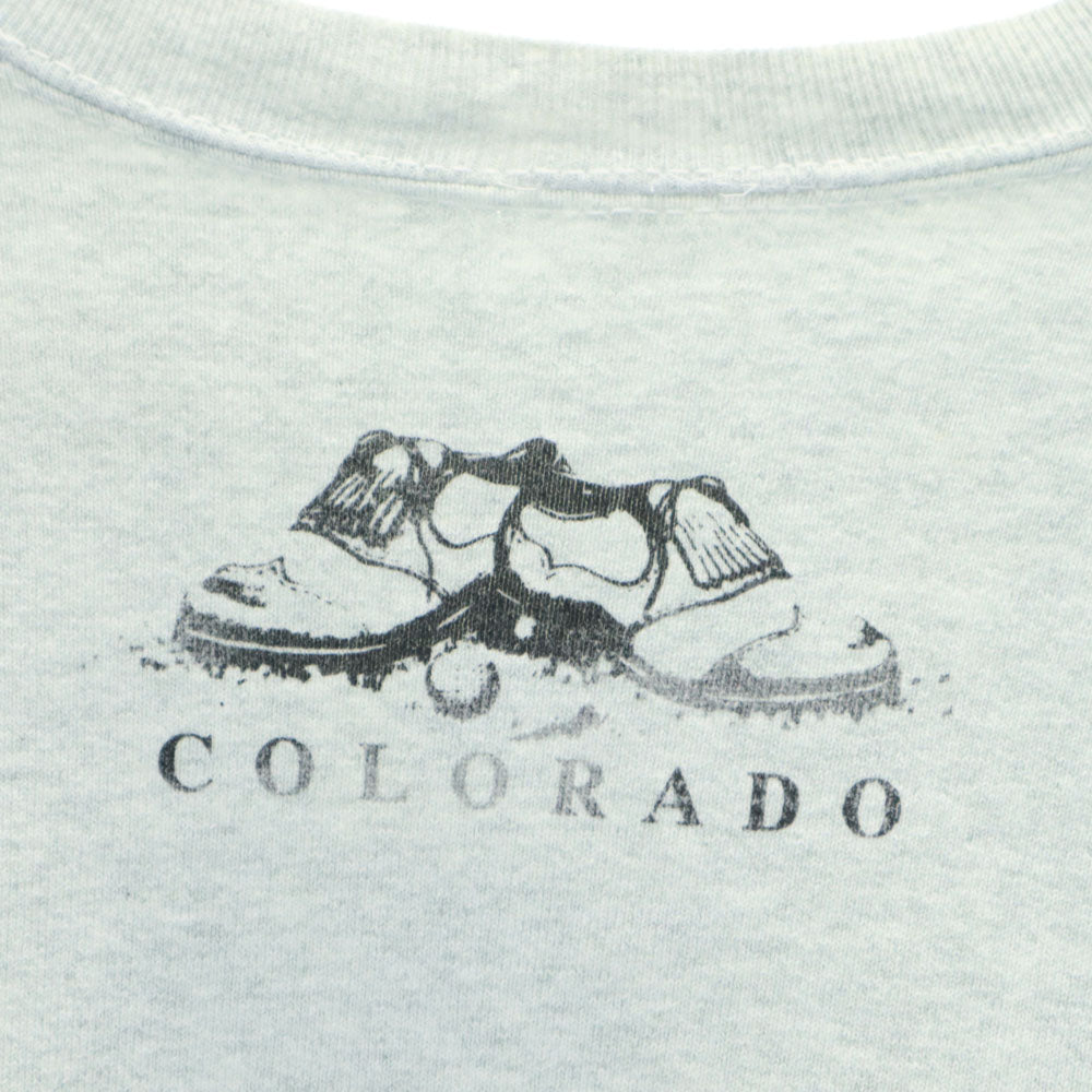 OLD オールド 80s 90s 長袖 ゴルフプリント スウェット グレー トレーナー 裏起毛 メンズ