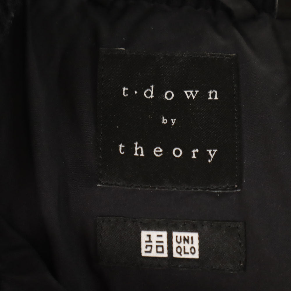 ユニクロ セオリー コラボ ダウンジャケット S ブラック 他 UNIQLO x t.down by theory レディース