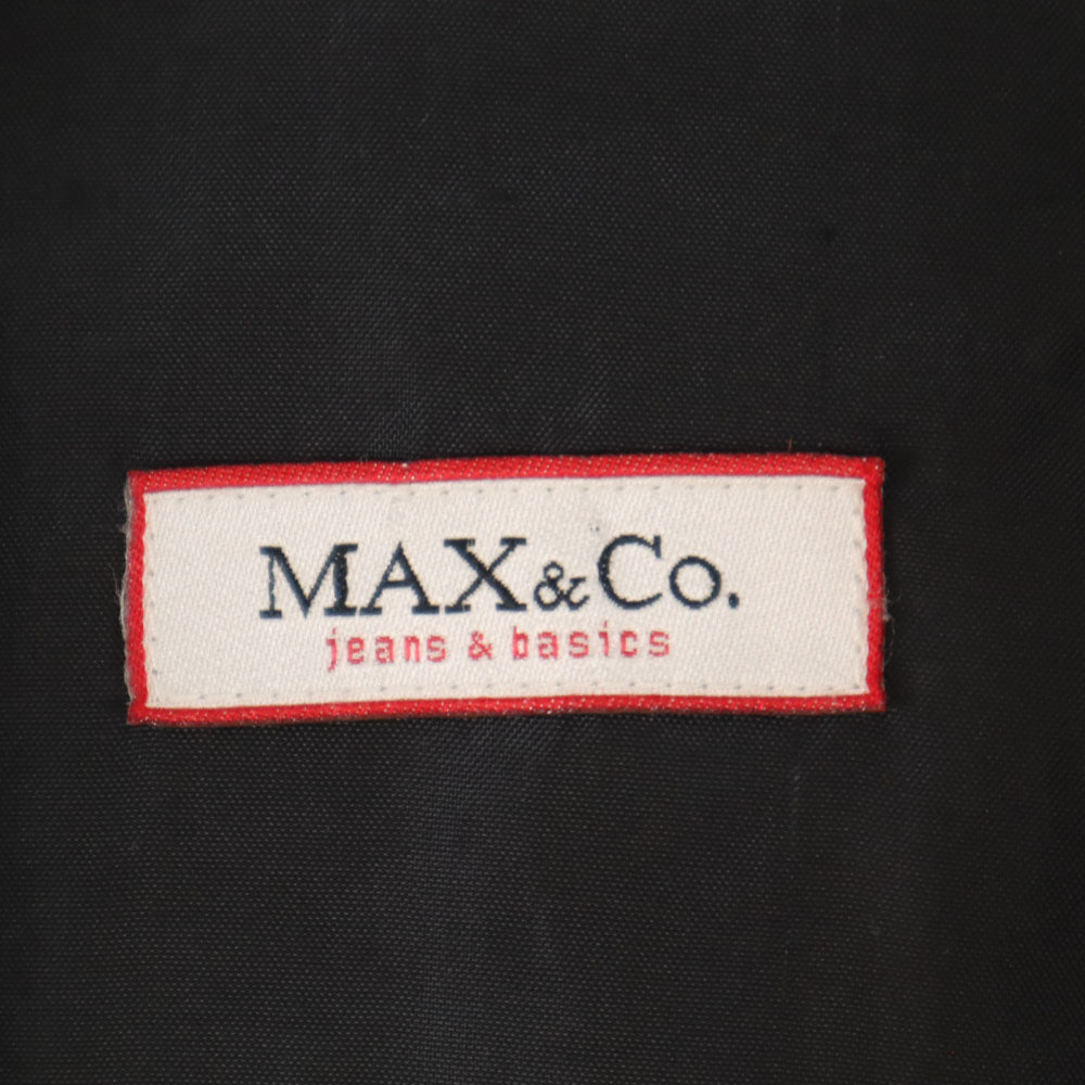 MAX&CO マックスアンドコー 2WAY 中綿ジャケット 40 ブラック レディース