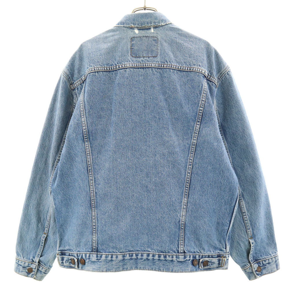 Levi's リーバイス 90s 70503-02 オールド チュニジア製 ユーロ ハンドウォーマポケット デニムジャケット L ブルー ユーロリーバイス ビッグサイズ メンズ
