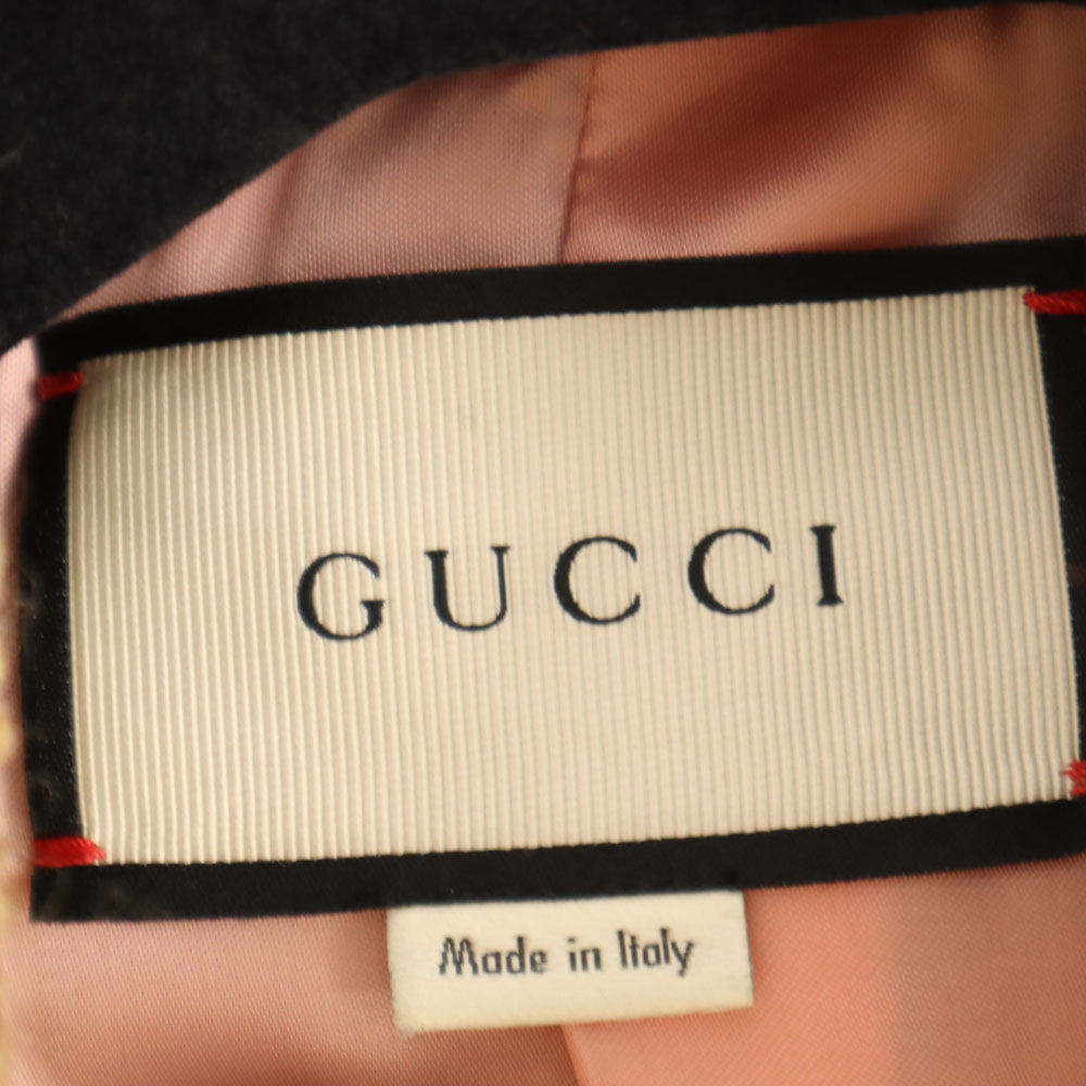 GUCCI グッチ 441738 イタリア製 花柄 ジャガード ジャケット 38 レッド 他 リボン ハンガー付き レディース