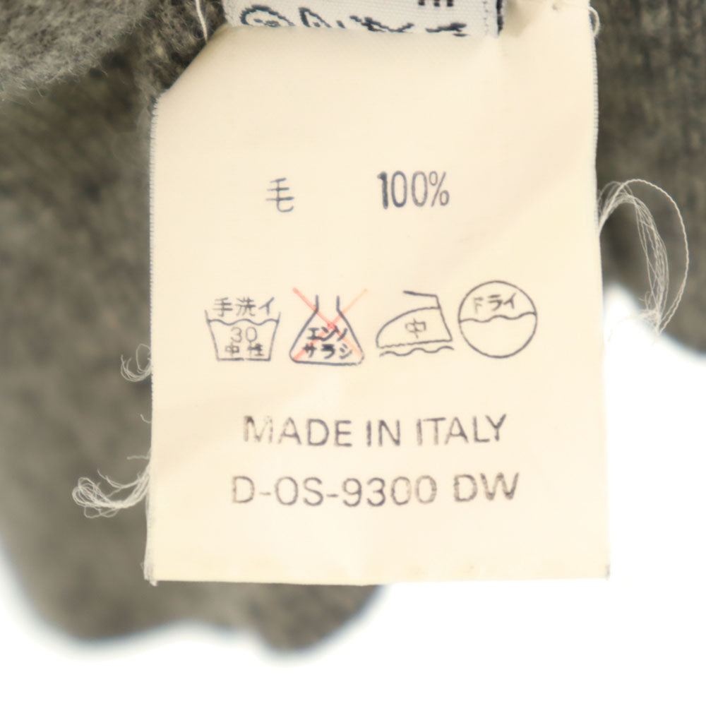 Christian Dior MONSIEUR クリスチャンディオール ムッシュ 90s イタリア製 オールド 長袖 セーター 50 グレー ニット メンズ