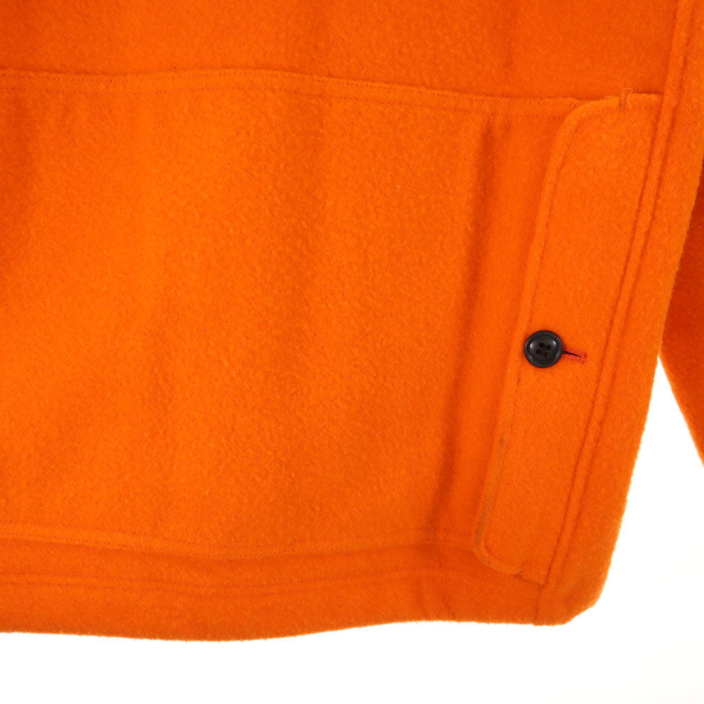 アーサーズビーイング ウールブレンド ジップジャケット L オレンジ メンズ