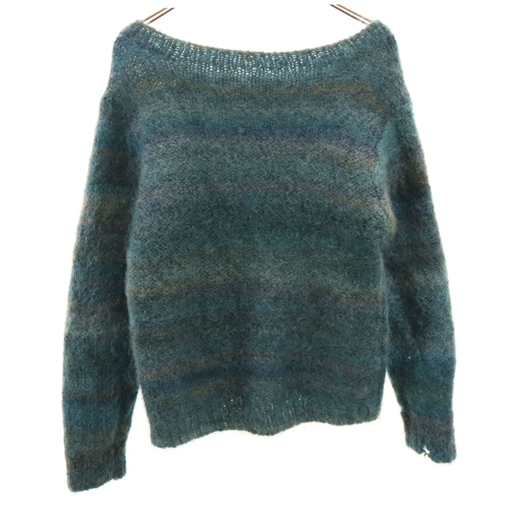 VINTAGE ヴィンテージ 60s 70s 長袖 モヘア ニット グリーン セーター メンズ